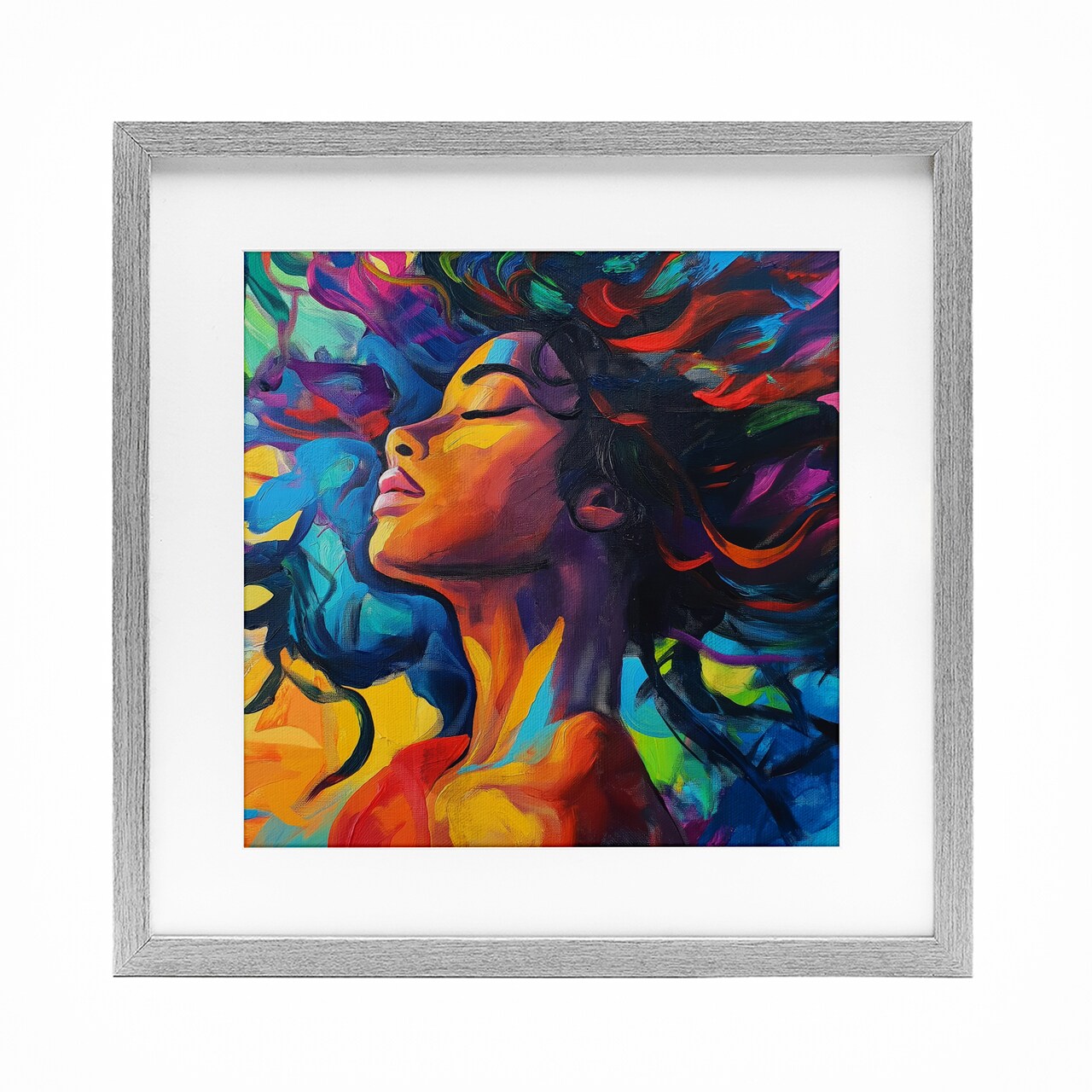 Stupell Industries Radiant Flow Woman Framed Print Under Glass, design by Svetlana Aleynikova